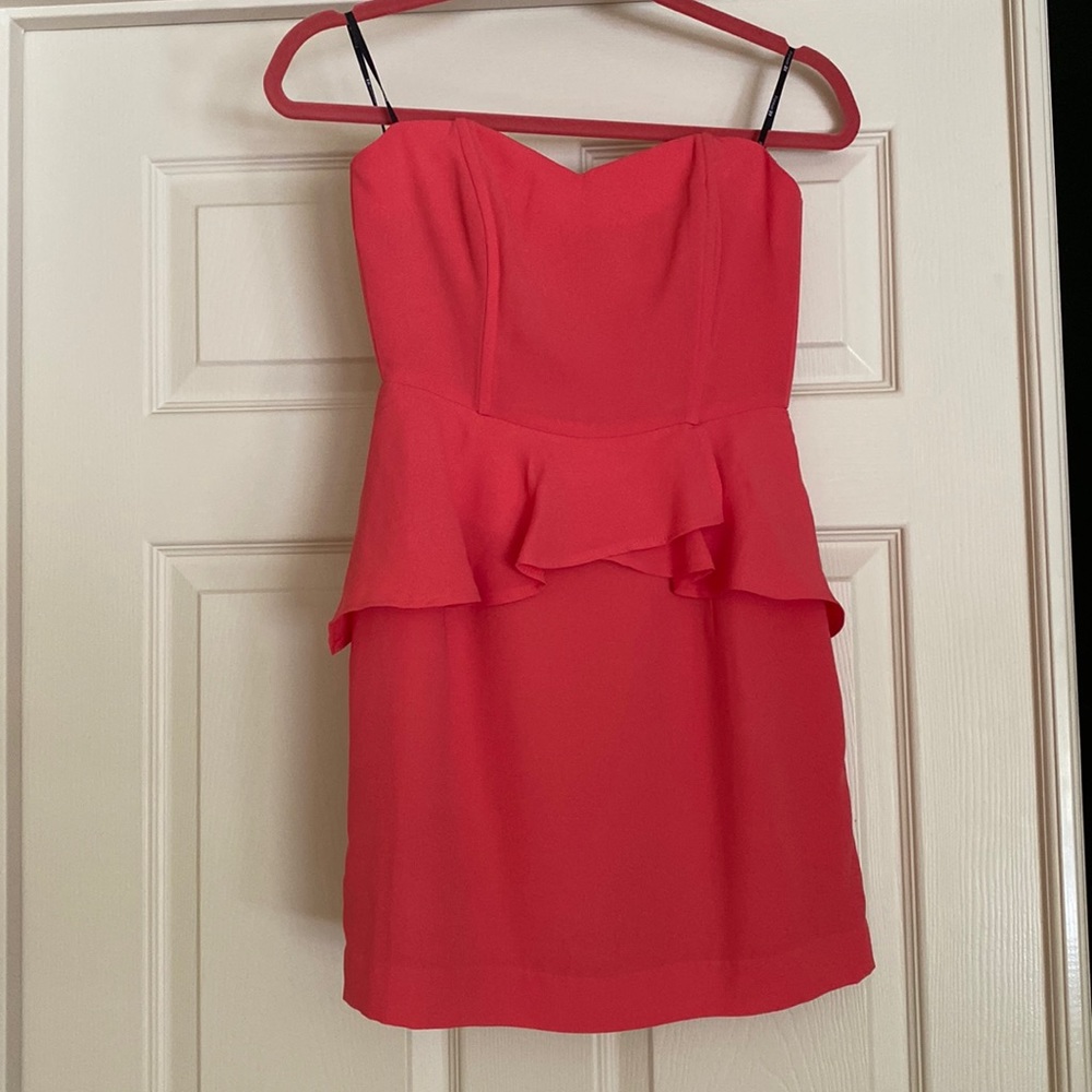 Pink fitted going out dress!